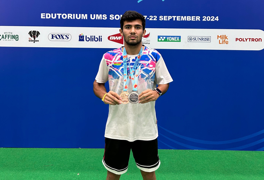 Azerbaijani Para badminton player bags two medals in Indonesia