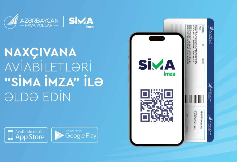 Naxçıvana aviabiletləri “SİMA İmza” ilə almaq mümkün olacaq