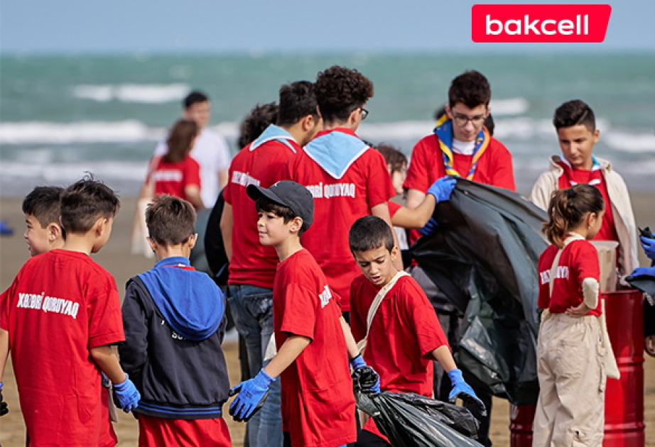 ®  При поддержке компании Bakcell состоялась акция «Защитим Каспий!»