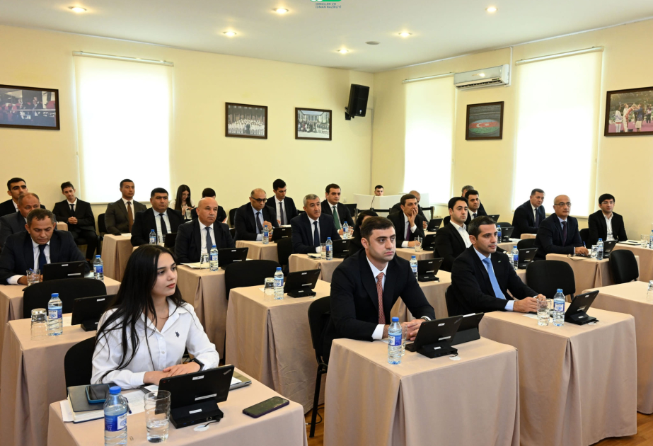 Regional idman idarələrinin rəisləri ilə görüş keçirilib