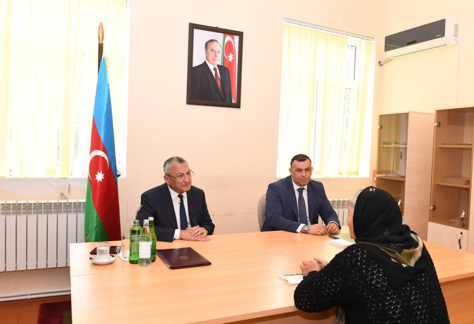 Goranboyda vətəndaşların Böyük Qayıdışla bağlı müraciətləri dinlənilib
