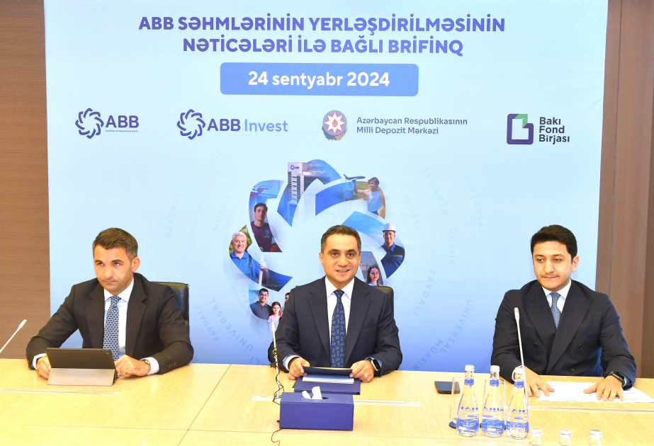 Abbas İbrahimov: 48 beynəlxalq investor da ABB səhmlərini alıb