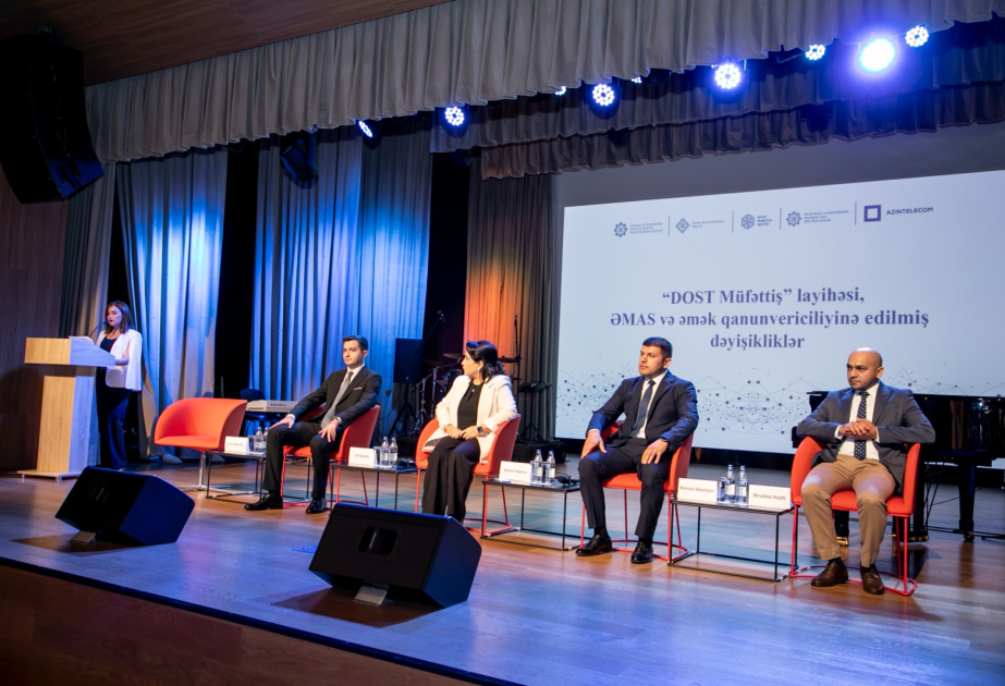 “DOST Müfəttiş” layihəsi, ƏMAS-a və əmək qanunvericiliyinə edilmiş dəyişikliklər mövzusuna həsr olunmuş tədbir keçirilib