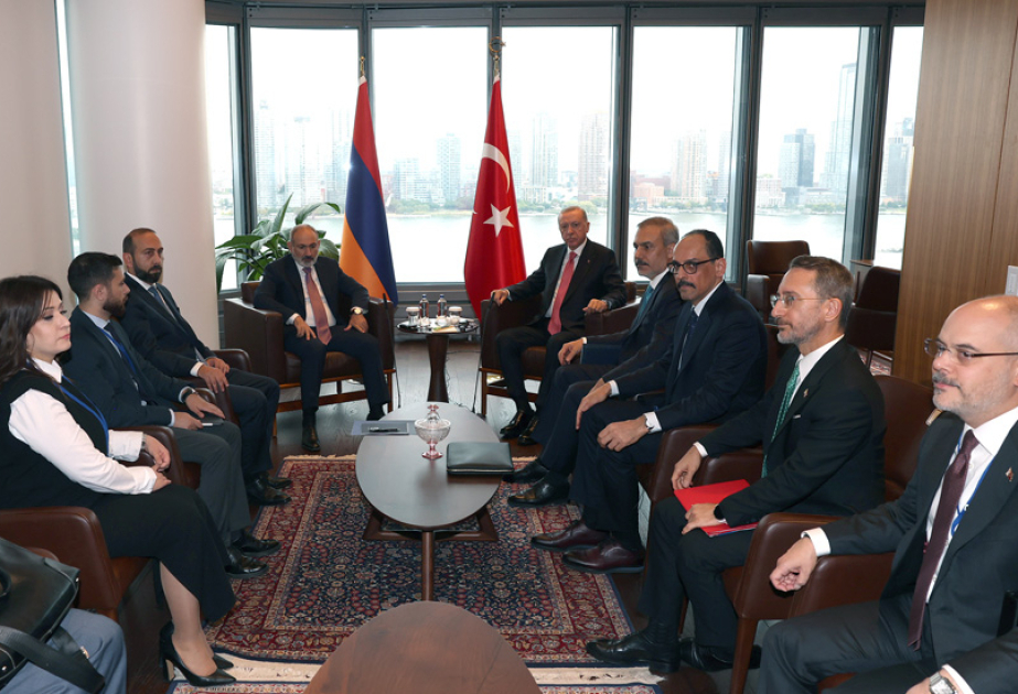 New York : Entretien entre Recep Tayyip Erdogan et Nikol Pachinian