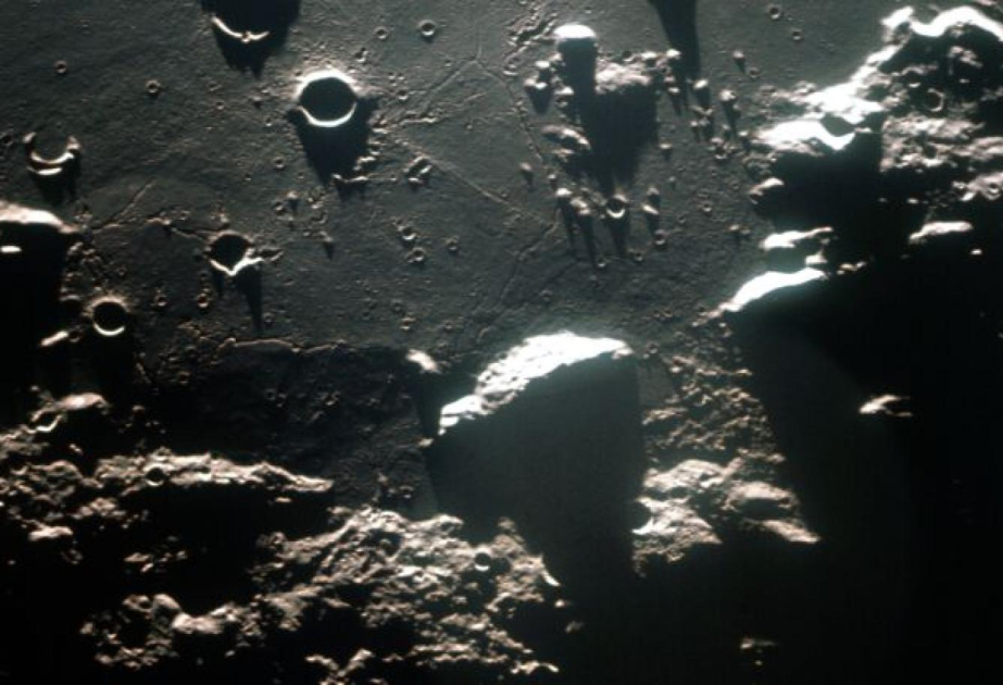 Moon's entire surface is covered with water, even in direct sunlight