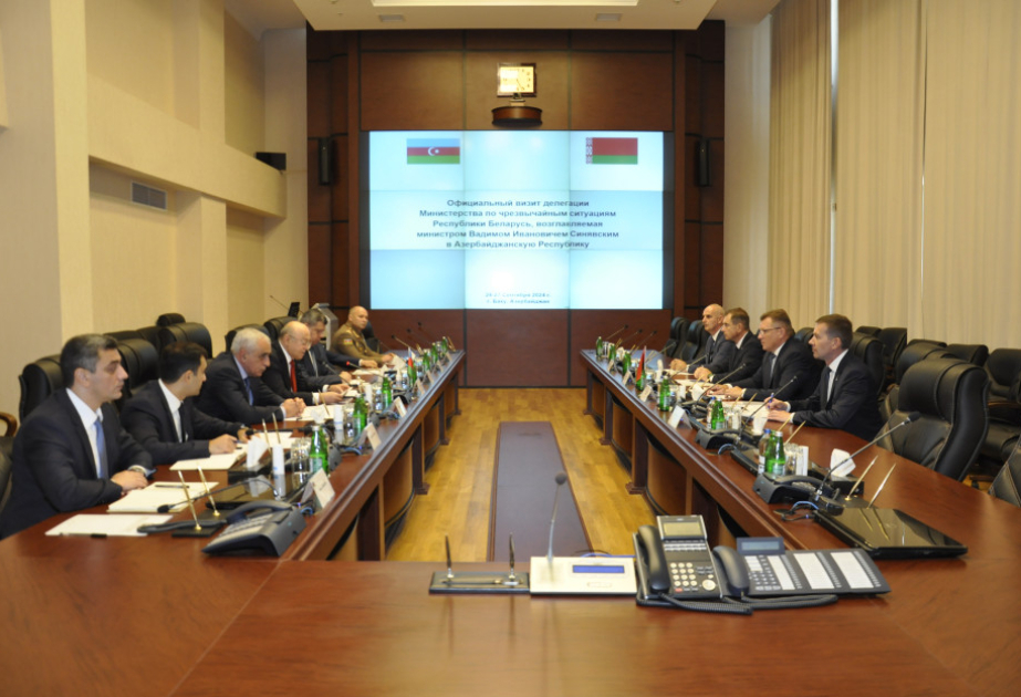 Azərbaycan və Belarus fövqəladə hallar sahəsində əməkdaşlıq məsələlərini müzakirə edib
