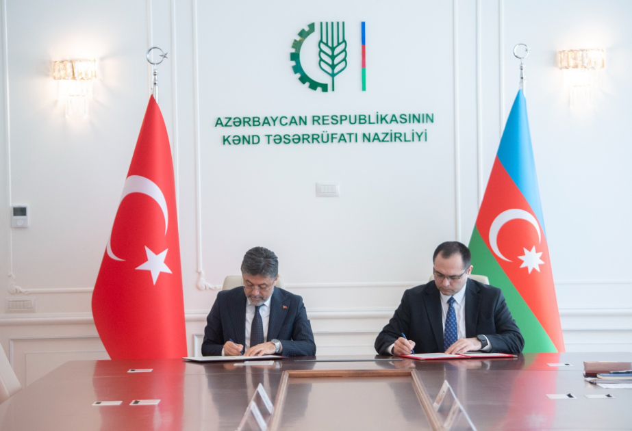 Azərbaycan ilə Türkiyə arasında kənd təsərrüfatı sahəsində Niyyət Bəyannaməsi imzalanıb