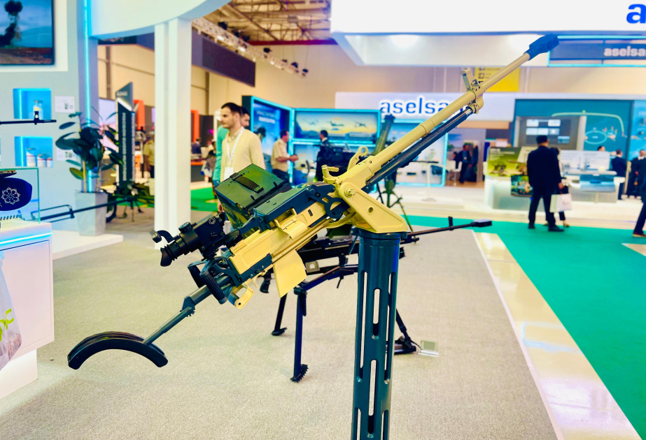 На выставке ADEX-2024 демонстрируется крупнокалиберный пулемет азербайджанского производства