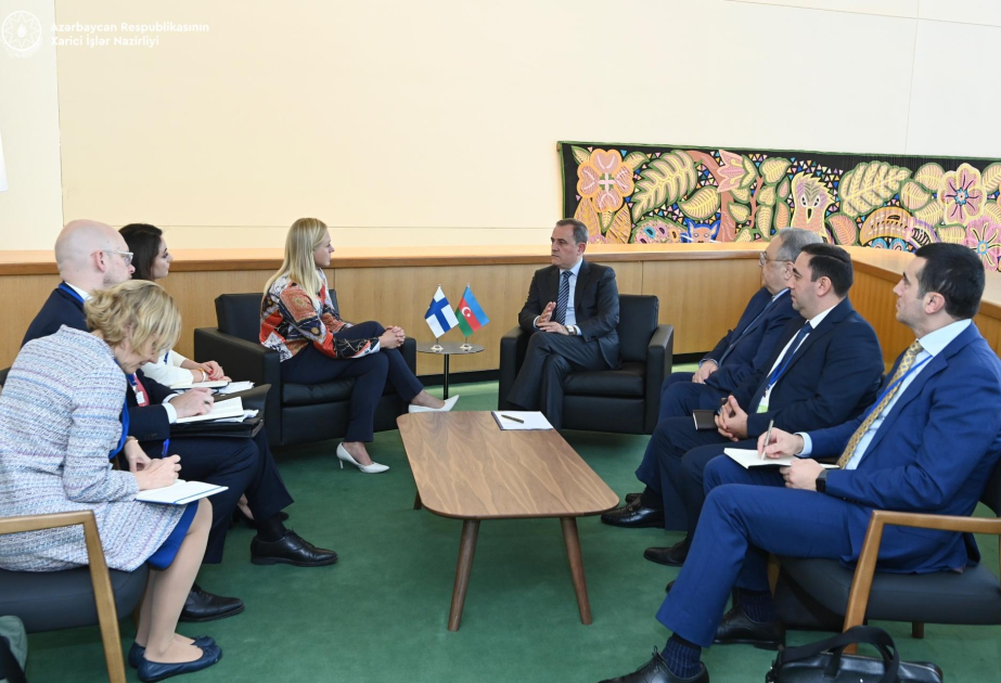 Minister Bayramov meets with his Finnish counterpart to discuss bilateral cooperation