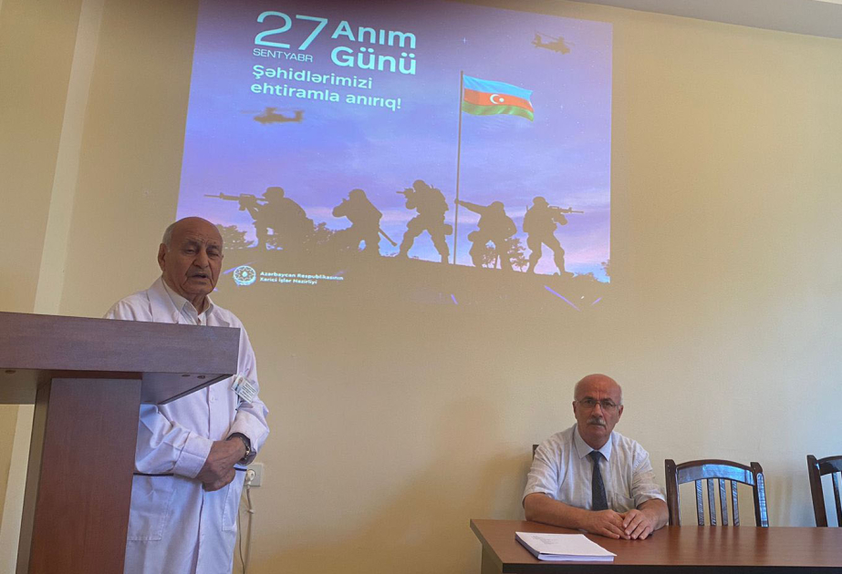 Aşqarlar Kimyası İnstitutunda Anım Gününə həsr olunan tədbir keçirilib