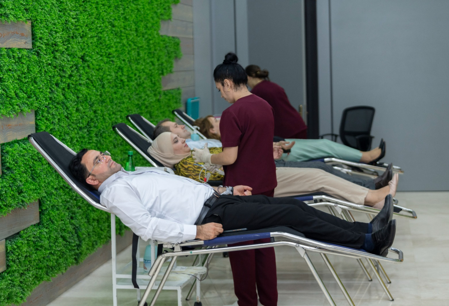 Kənd Təsərrüfatı Nazirliyində qanvermə aksiyası keçirilib