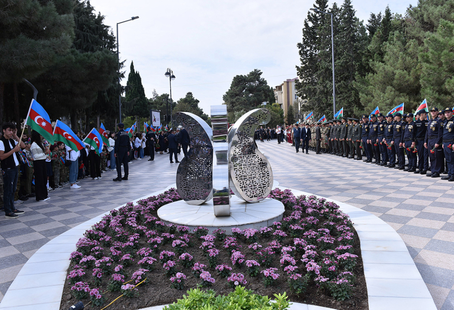Sumqayıtda şəhidlərin xatirəsi anılıb, ədəbi–bədii kompozisiya təqdim olunub