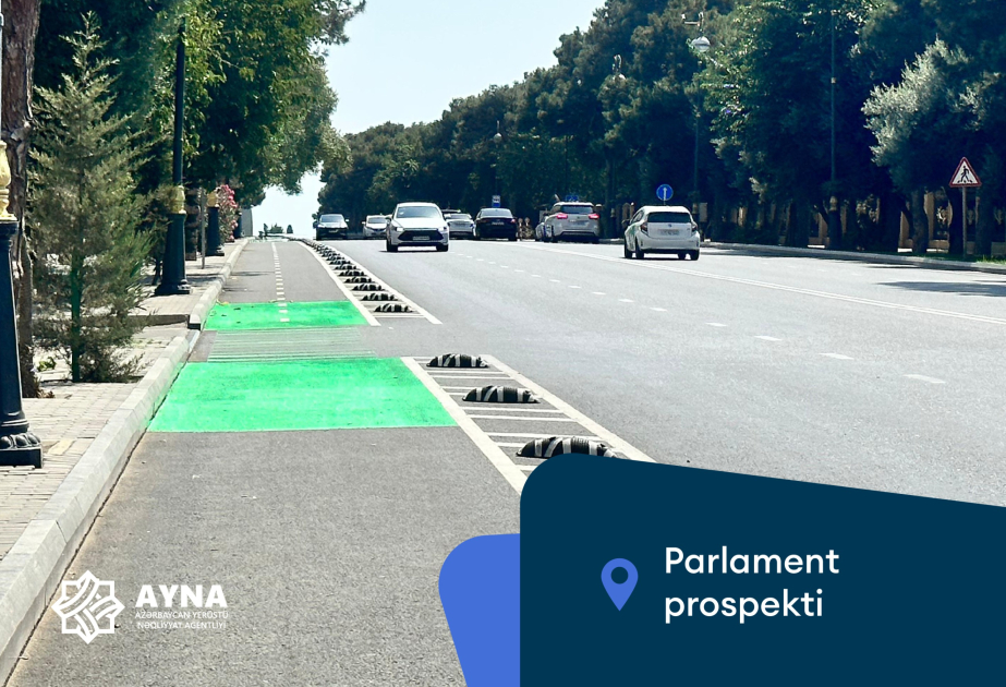 Bakıda yeni mikromobillik zolağı istifadəyə verilib
