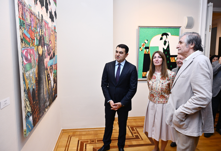 Bakıda “Xəzər” Biennalesi çərçivəsində təsviri incəsənət sərgisi açılıb