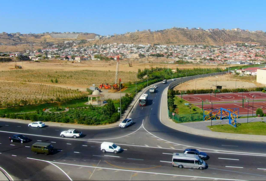 Salyan şosesində təmir işləri başa çatıb VİDEO