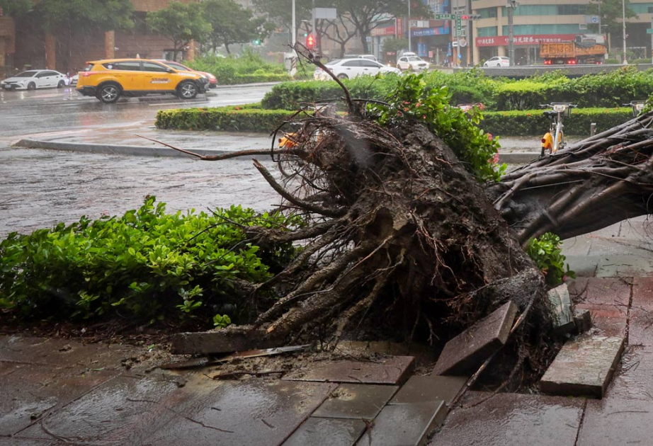 Typhoon Krathon makes landfall in southern Taiwan
