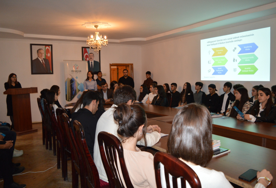 Mingəçevir Gənclər Evinin fəaliyyət planı təqdim olunub