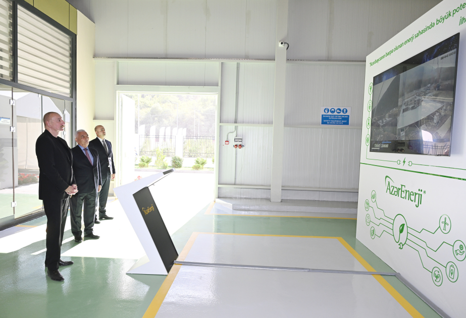 La Centrale hydroélectrique « Sariqichlaq » mise en service dans la région de Zenguilan VIDEO