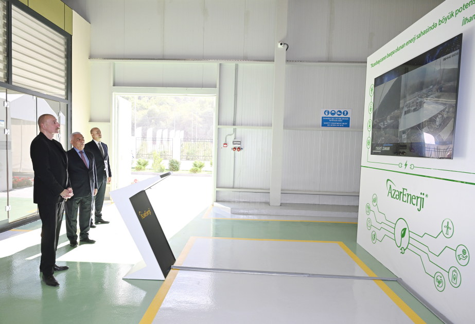 Puesta en servicio de la central hidroeléctrica de Sarigishlag en el distrito de Zangilan