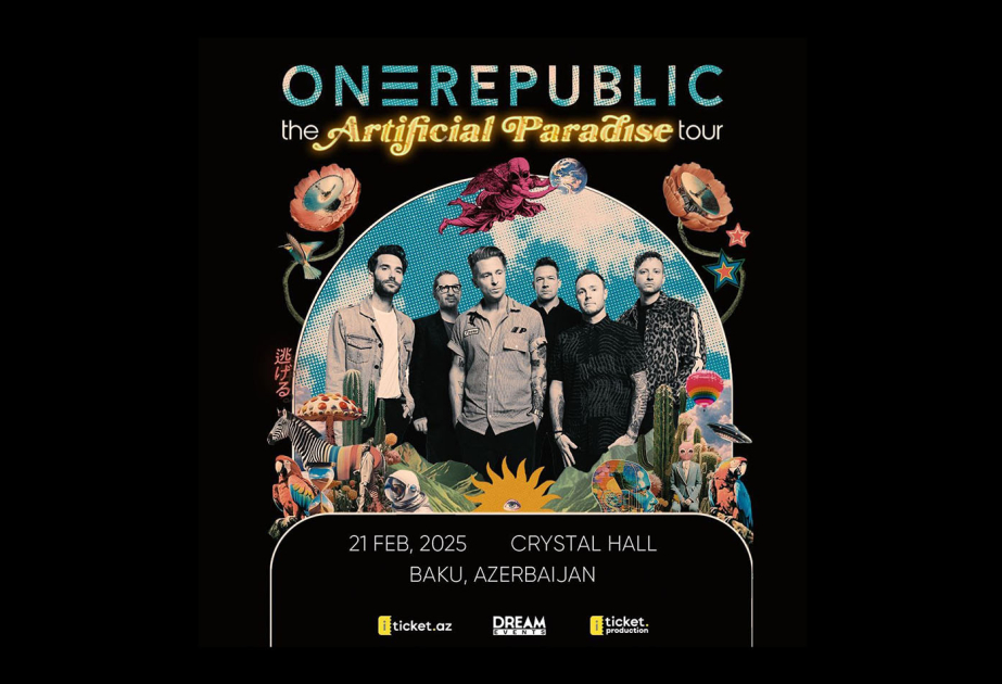 La banda OneRepublic actuará por primera vez en Bakú