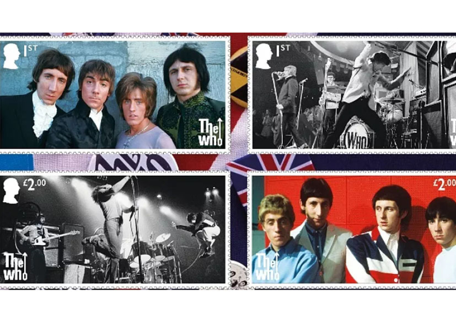 В Британии в честь 60-летия рок-группы The Who выпускается специальный набор марок