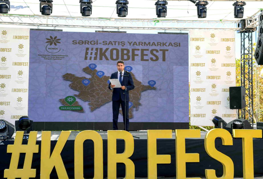 Naxçıvanda “KOB Fest” sərgi-satış yarmarkası açılıb