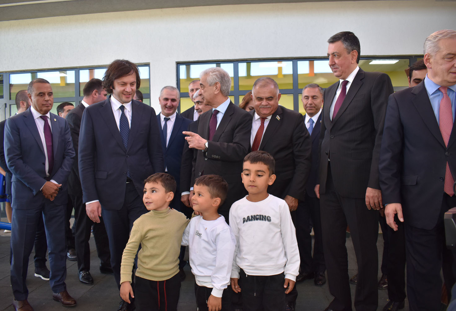 Gürcüstanda Azərbaycanın maliyyə vəsaiti hesabına inşa olunan yeni uşaq bağçası istifadəyə verilib