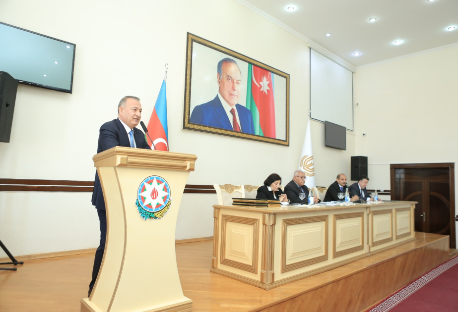 Gəncədə milli-mənəvi dəyərlərimizin qorunması mövzusunda konfrans keçirilib