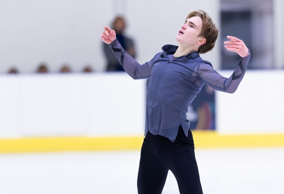 El patinador de Azerbaiyán ganó la medalla de plata en el torneo internacional