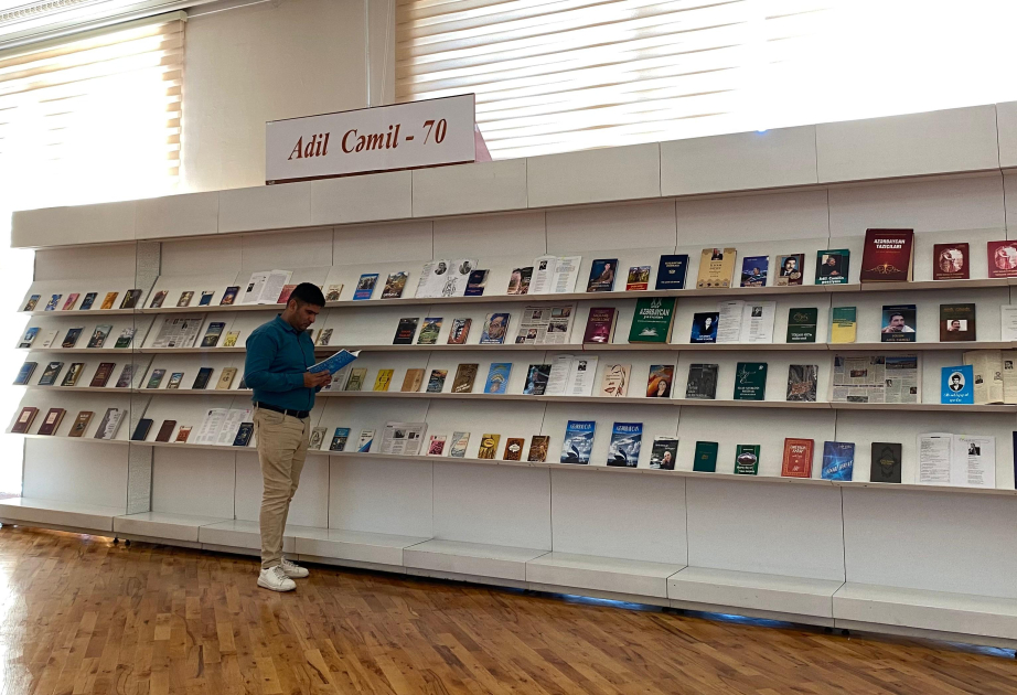 Milli Kitabxanada “Adil Cəmil -70” adlı kitab sərgisi açılıb