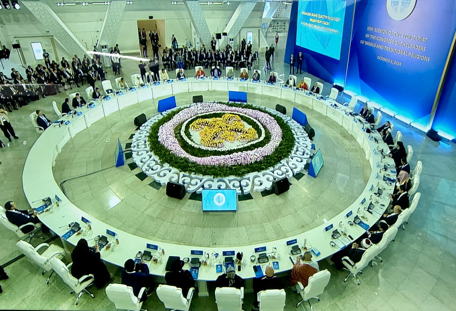 Azerbaiyán está representado en la reunión de la XXII Secretaría del Congreso de Líderes de Religiones Mundiales y Tradicionales en Astaná