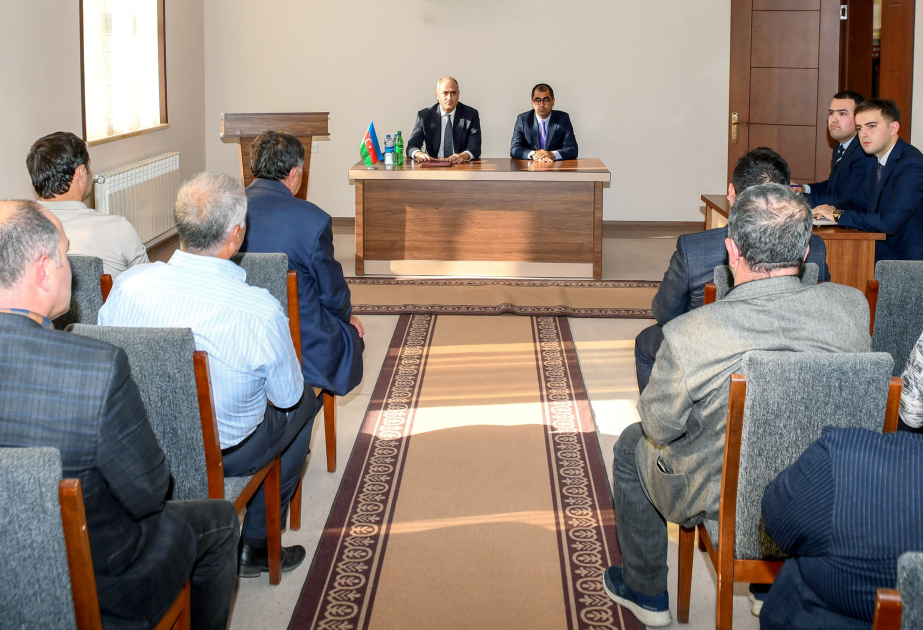 Ordubad şəhərində vətəndaşlarla görüş olub, onları narahat edən məsələlər dinlənilib