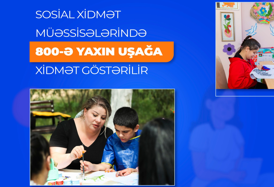 Nazirlik: Sosial xidmət müəssisələrində 800-dək uşağa xidmət göstərilir