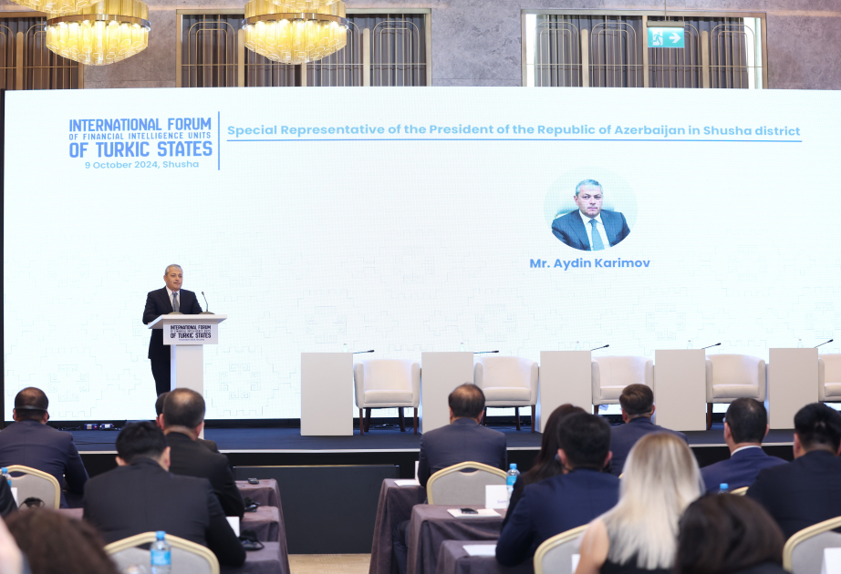 “Maliyyə kəşfiyyatı üçün yüksək texnologiyaların tətbiqi və məlumat mübadiləsi” mövzusunda beynəlxalq forum keçirilib