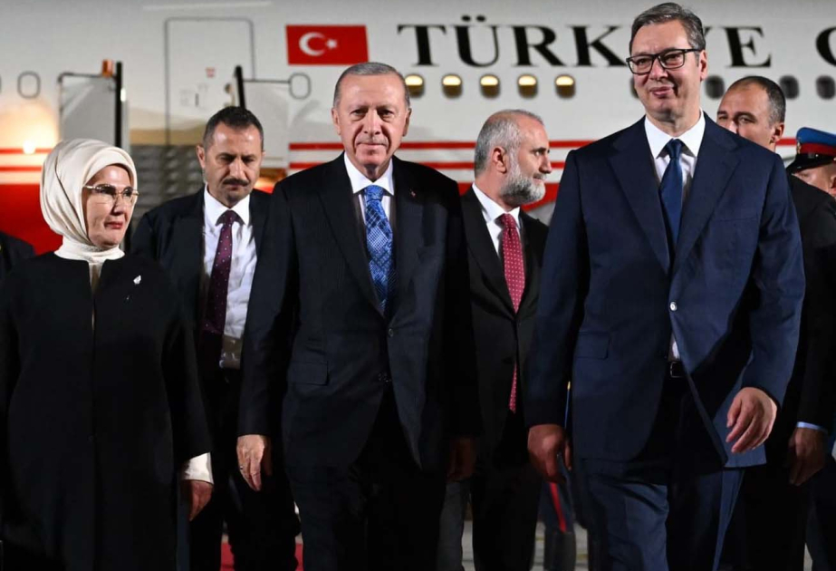 Rəcəb Tayyib Ərdoğan Serbiyaya səfər edib