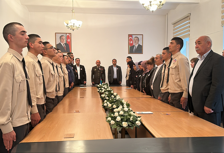 Şəhid döyüşçü Ayxan Cəfərovun xatirəsi anılıb