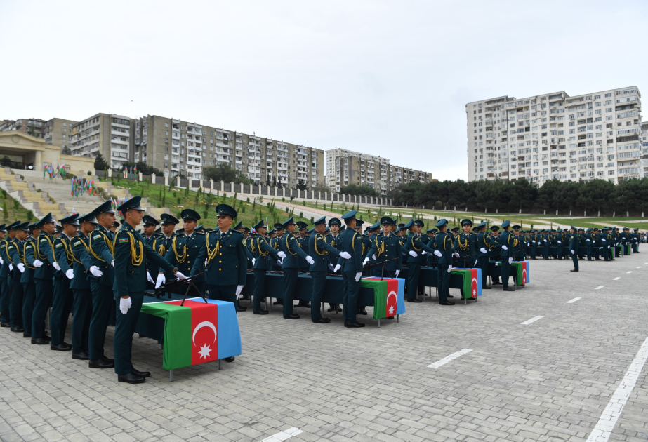 Dövlət Sərhəd Xidməti kursantlarının andiçmə mərasimi keçirilib