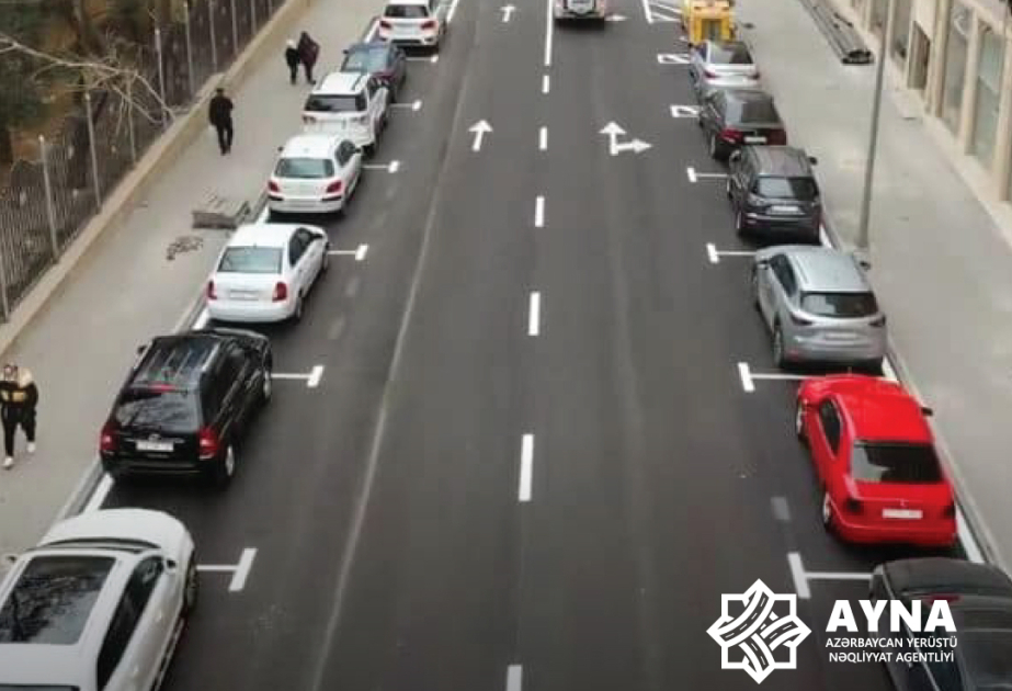 Bakının daha bir küçəsində yeni parklanma məntəqəsi qurulub