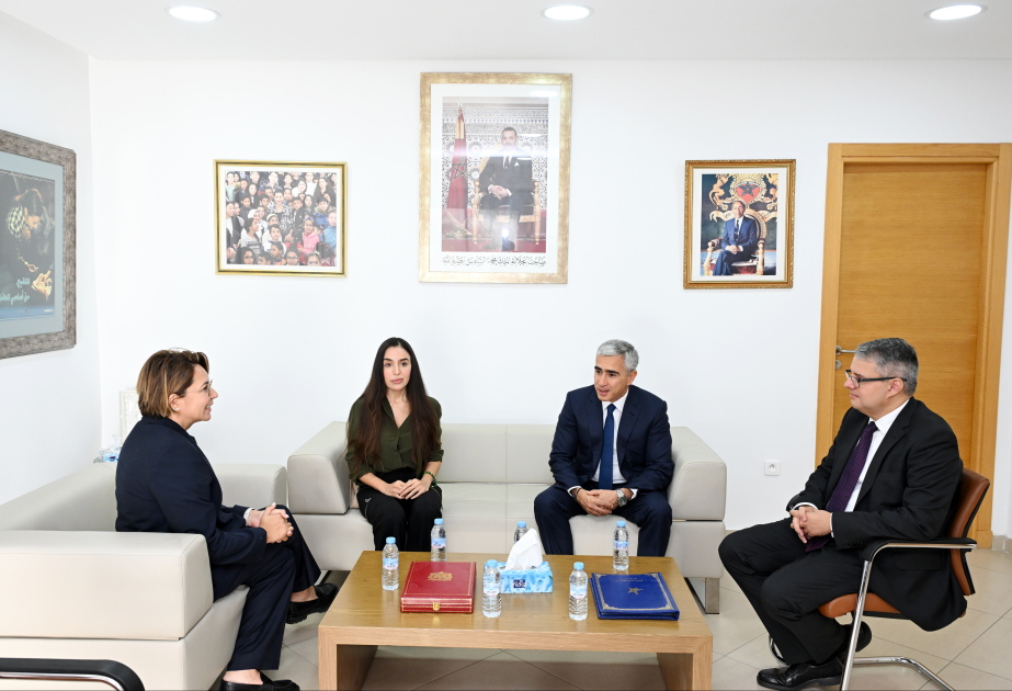 Leyla Əliyeva Mərakeşdə Uşaq Hüquqları üzrə Milli Observatoriyanın vitse-prezidenti ilə görüşüb