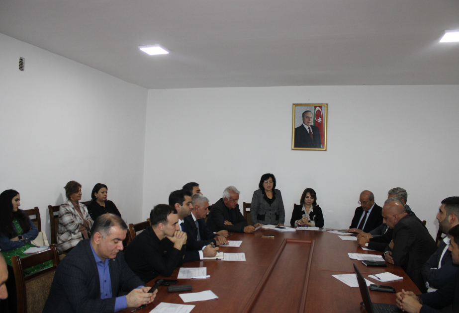Mingəçevir Dövlət Universitetində əmək bazarının nümayəndələri ilə görüş keçirilib