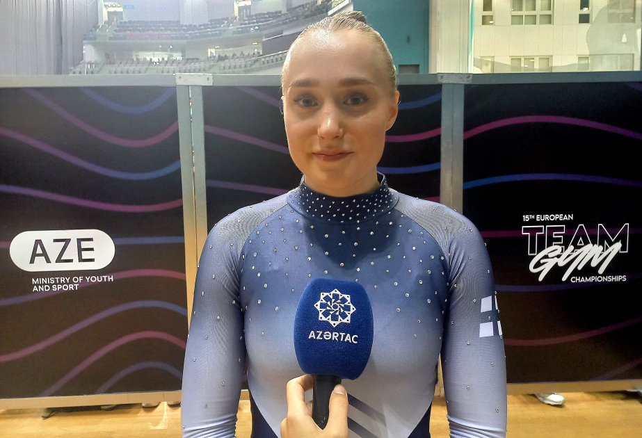 Finlandiyalı gimnast: Milli Gimnastika Arenasında azarkeşlərin ötürdüyü enerji mükəmməldir