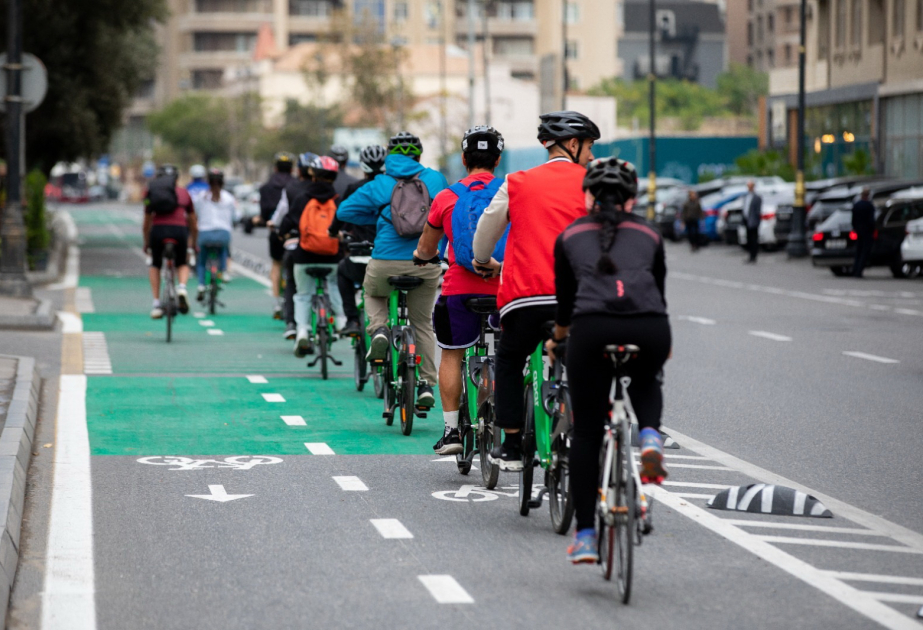 Paytaxtın velosiped yolları test edilib