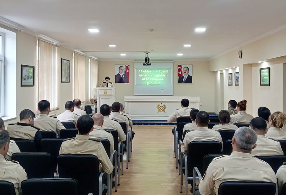 Azərbaycan Ordusunun müəssisələrində Füzuli Şəhəri Günü münasibətilə silsilə tədbirlər keçirilib