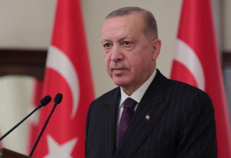 Türkiyə Prezidenti xalqımızı Müstəqilliyin Bərpası Günü münasibətilə təbrik edib