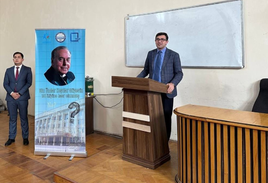 В БГУ прошла интеллектуальная игра, посвященная 101-летию великого лидера Гейдара Алиева