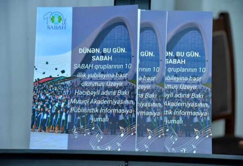 “SABAH” qruplarının 10 illik yubileyinə həsr edilmiş elmi-publisistik jurnalın təqdimatı olub