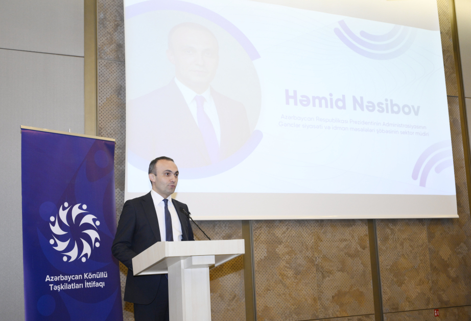 Sektor müdiri: Könüllülər sosial və humanitar layihələrdə fəal iştirak edirlər