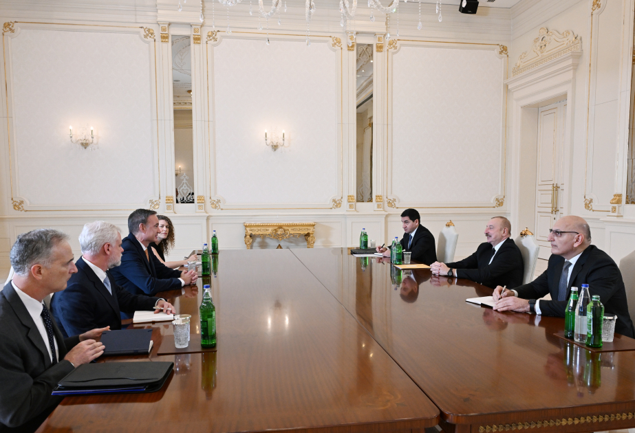 El Presidente de Azerbaiyán recibió al Asistente Especial del Presidente de los Estados Unidos de América