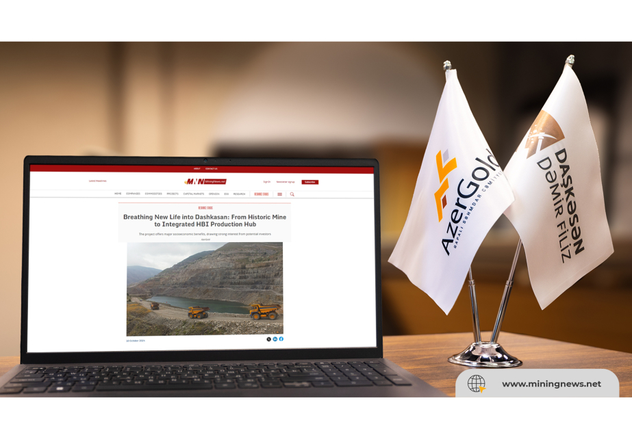 “Mining Journal” nəşri “Daşkəsən dəmir filizi” layihəsinə geniş məqalə həsr edib