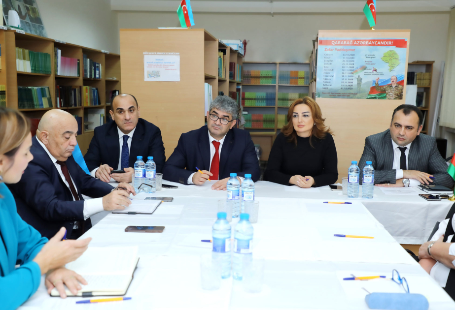 Məktəb idarəetməsinin səmərəli təşkili məsələləri müzakirə olunub